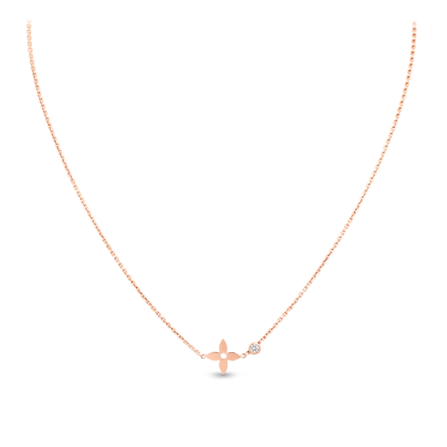 Categories Necklaces and Pendants Idylle Blossom pendant, pink gold and diamond | Louis Vuitton ® (Product zoom)