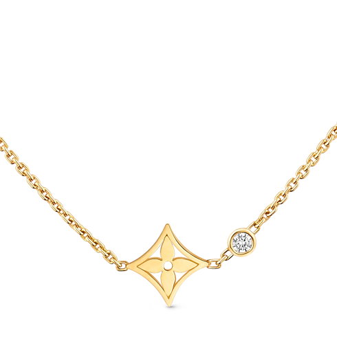 Categories All Fine Jewelry Idylle Blossom pendant, yellow gold and diamond | Louis Vuitton ® (Product zoom)