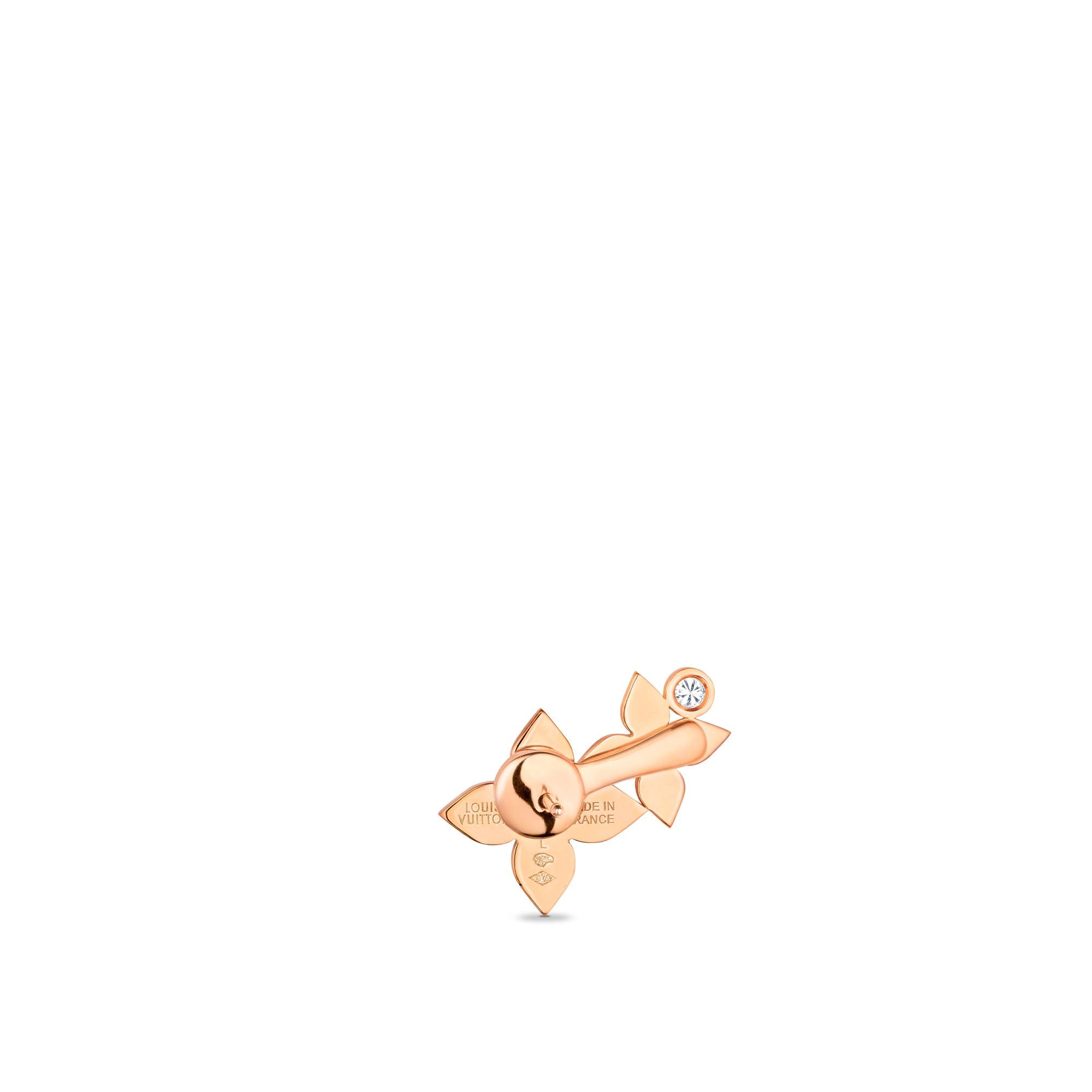  Categories All Fine Jewelry Idylle Blossom Right Earring, Pink Gold And Diamonds - Per Unit | Louis Vuitton ® (Product zoom)