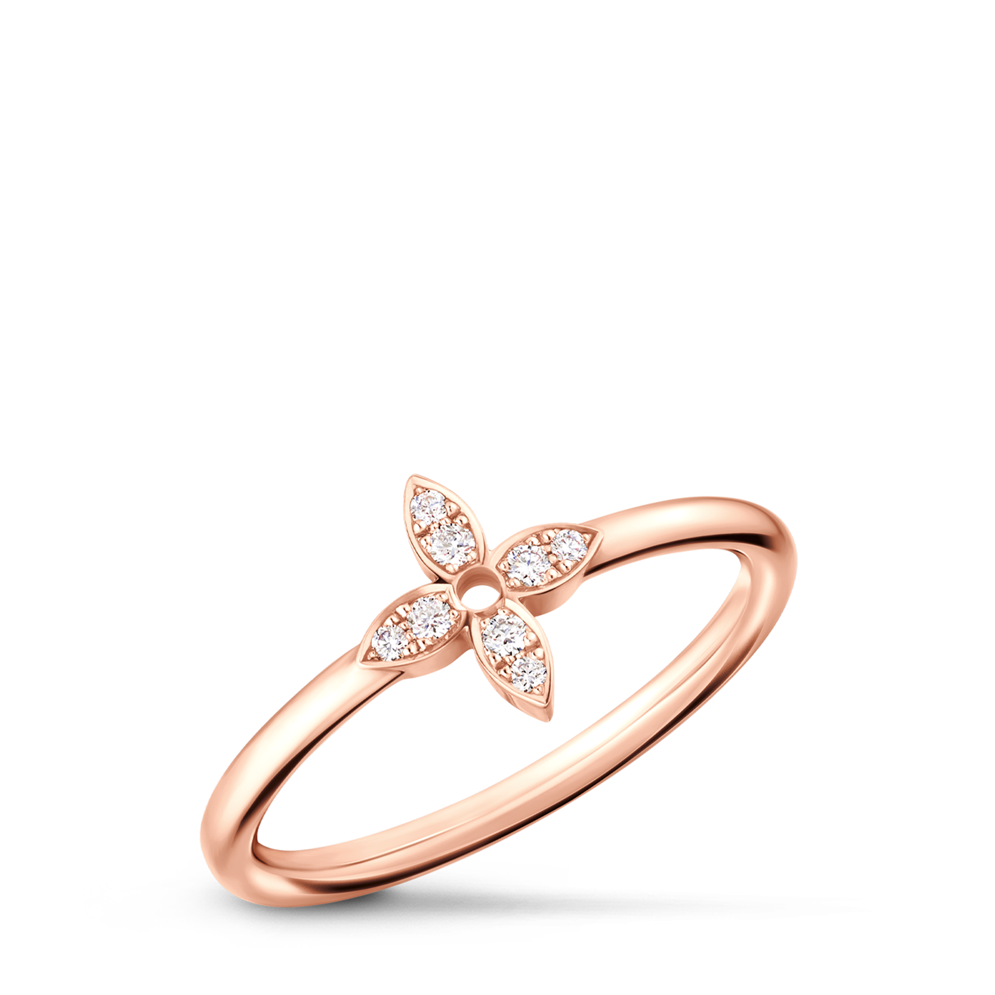  Categories Rings Idylle Blossom Single Ring, Pink Gold and Diamonds | Louis Vuitton ® (Product zoom)