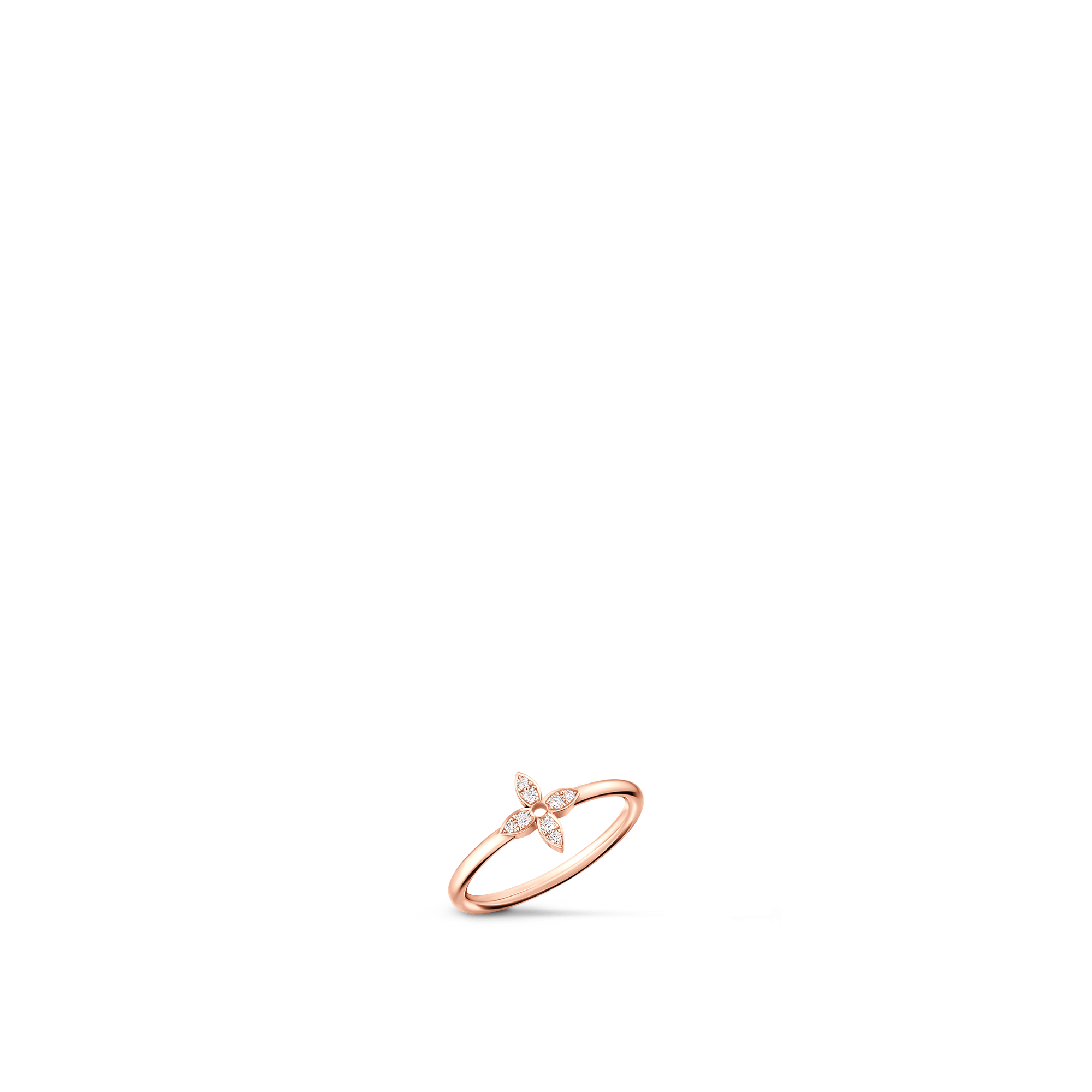  Categories Rings Idylle Blossom Single Ring, Pink Gold and Diamonds | Louis Vuitton ® (Product zoom)