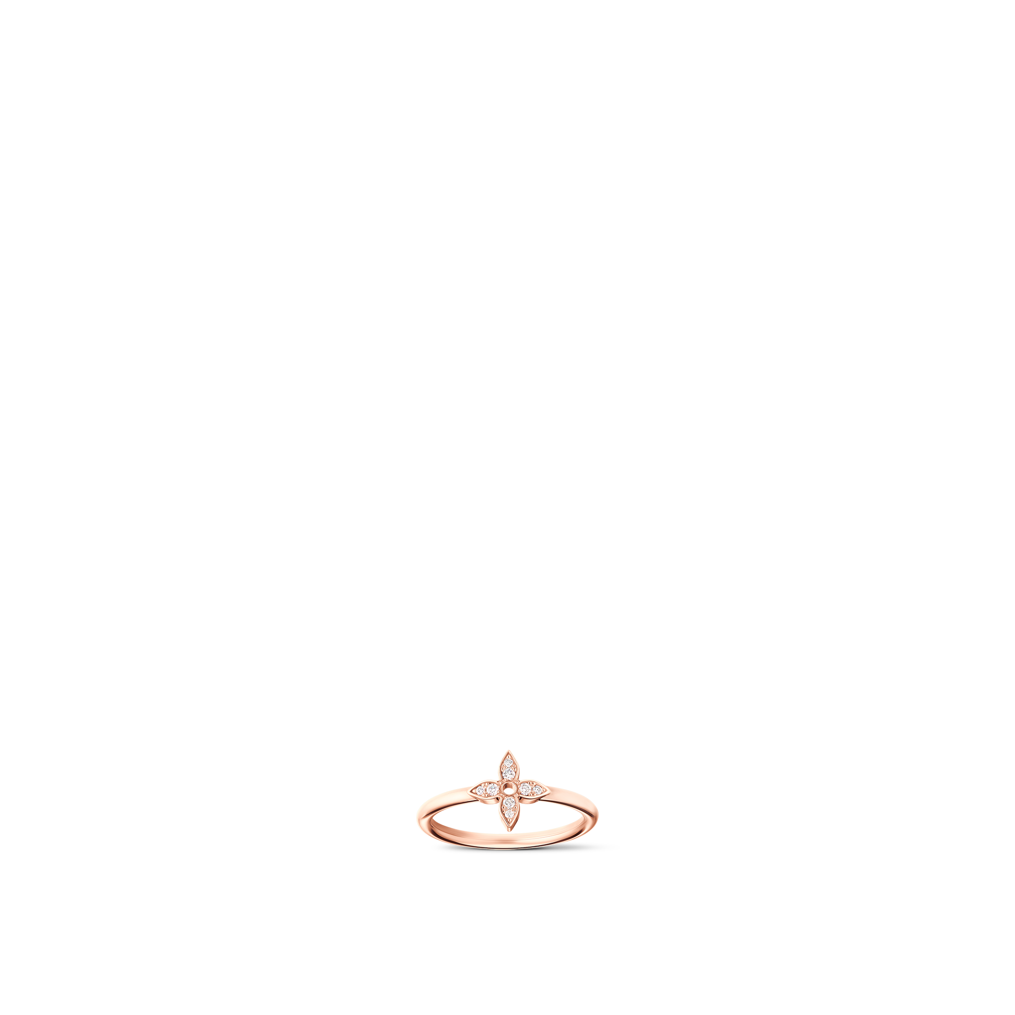  Categories Rings Idylle Blossom Single Ring, Pink Gold and Diamonds | Louis Vuitton ® (Product zoom)