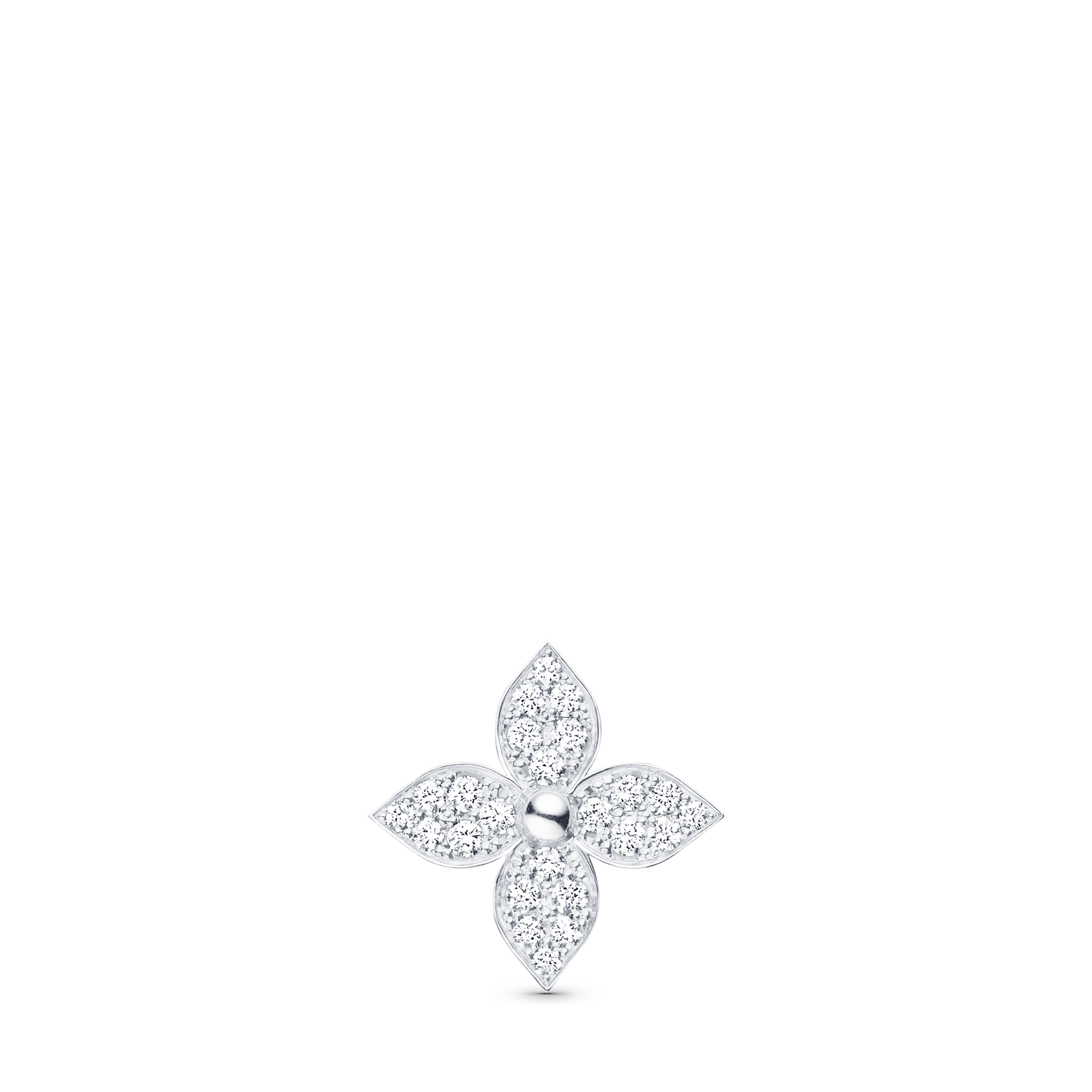  Categories Earrings Idylle Blossom Stud, White Gold And Diamonds - Per Unit | Louis Vuitton ® (Product zoom)