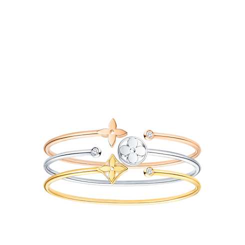 Categories All Fine Jewelry Idylle Blossom Twist Bracelet, Pink Gold | Louis Vuitton ® (Product zoom)