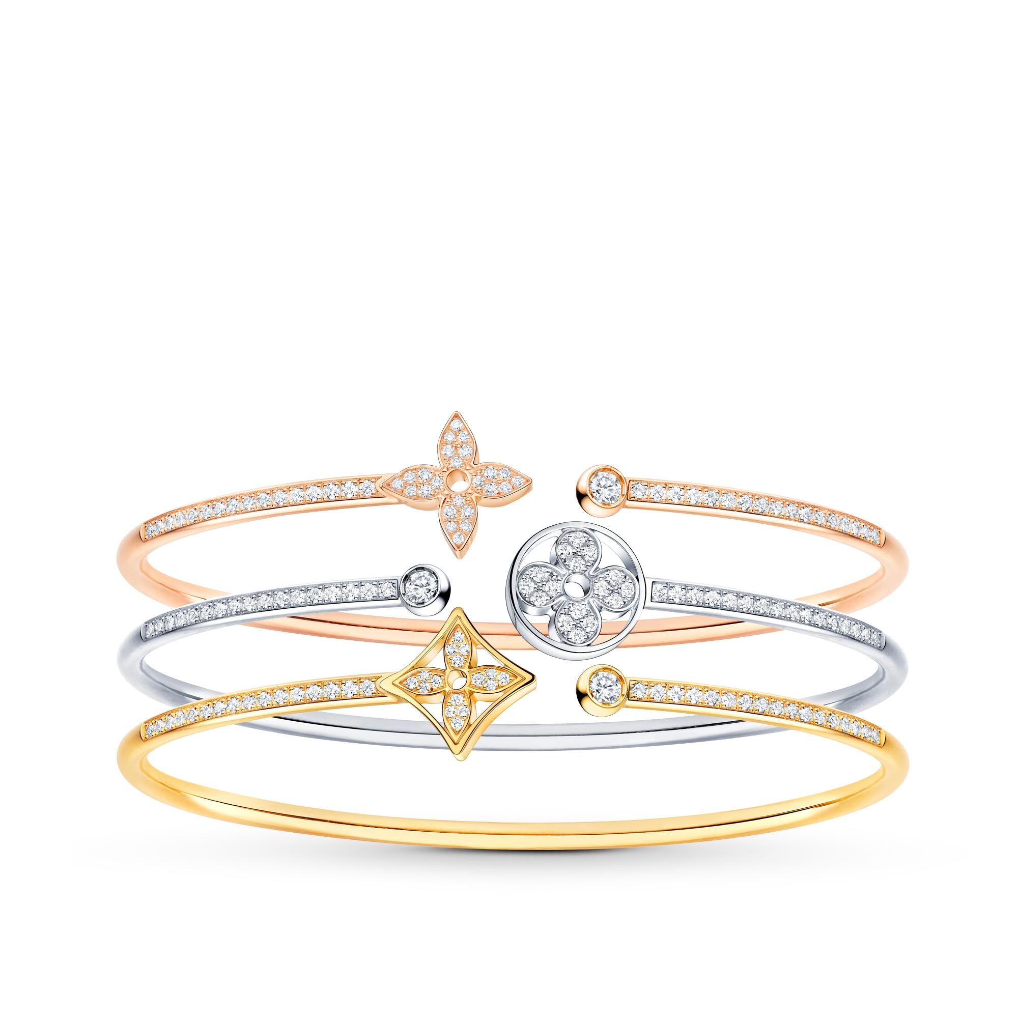  Categories All Fine Jewelry Idylle Blossom Twist Bracelet, Pink Gold And Diamonds | Louis Vuitton ® (Product zoom)