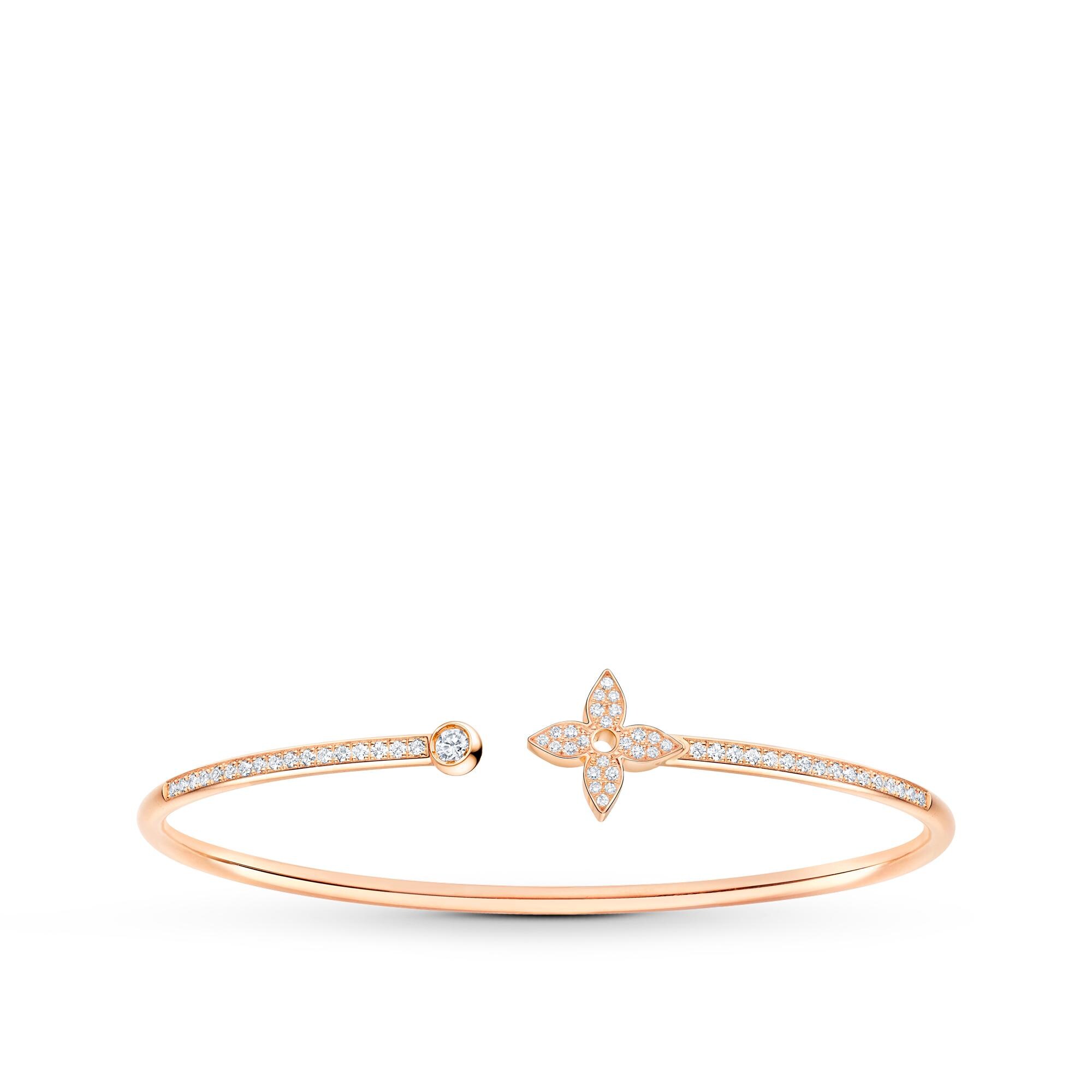  Categories All Fine Jewelry Idylle Blossom Twist Bracelet, Pink Gold And Diamonds | Louis Vuitton ® (Product zoom)