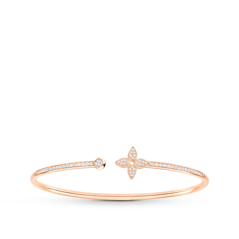 Categories All Fine Jewelry Idylle Blossom Twist Bracelet, Pink Gold And Diamonds | Louis Vuitton ® (Product zoom)