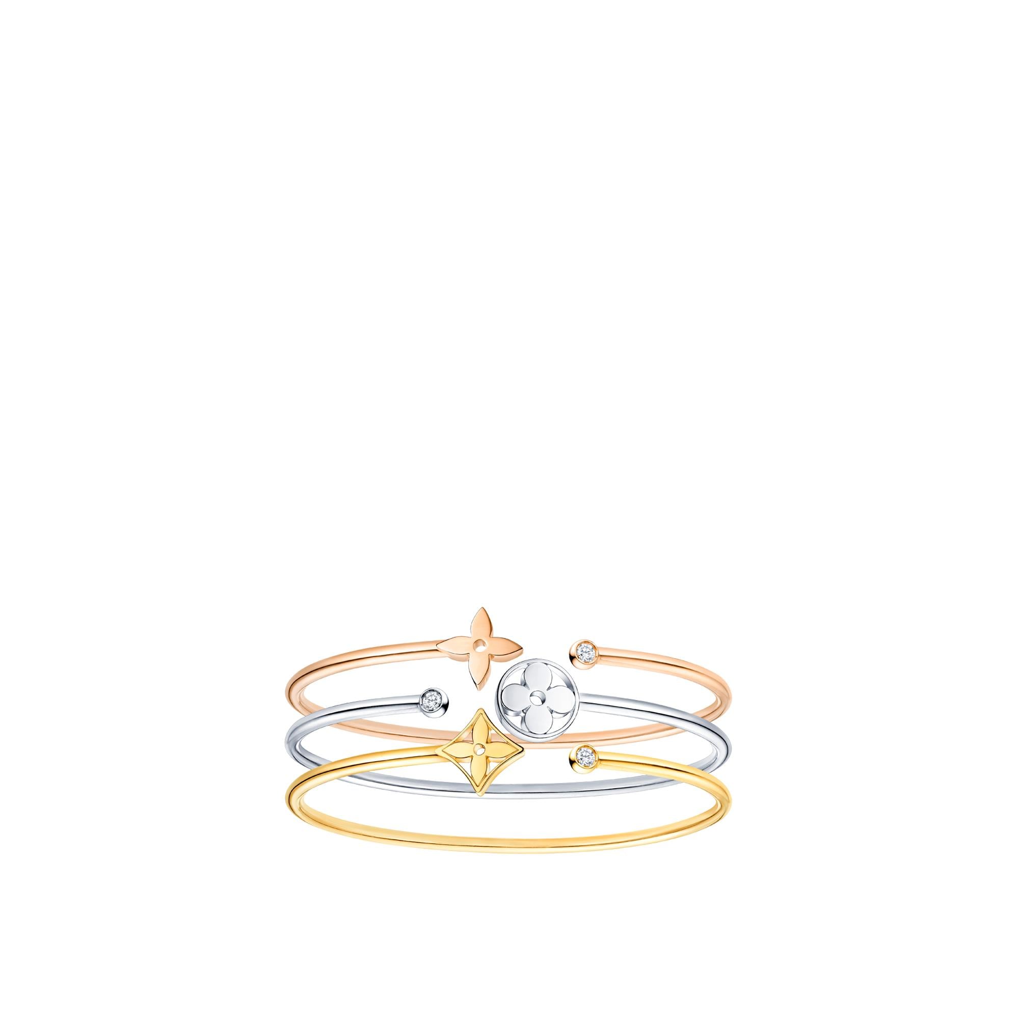  Categories All Fine Jewelry Idylle Blossom Twist Bracelet, Yellow Gold | Louis Vuitton ® (Product zoom)