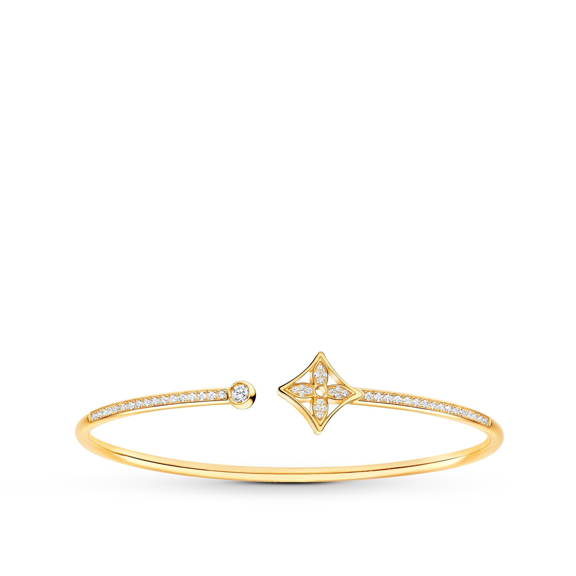  Categories All Fine Jewelry Idylle Blossom Twist Bracelet, Yellow Gold And Diamonds | Louis Vuitton ® (Product zoom)