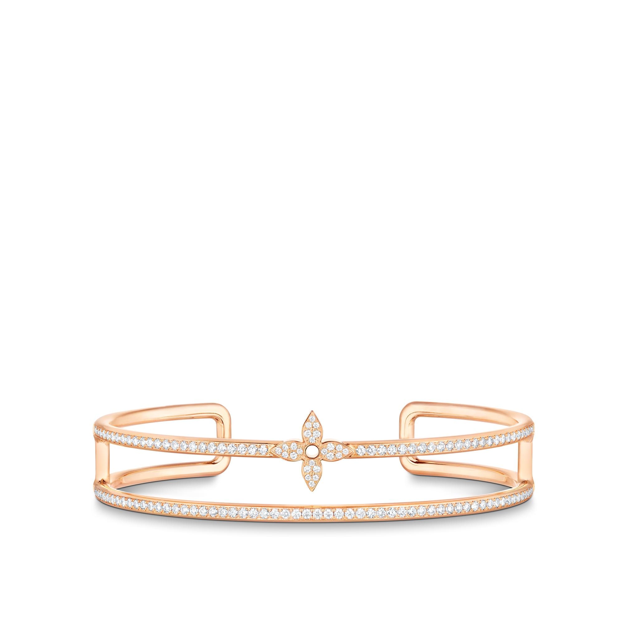  Categories All Fine Jewelry Idylle Blossom Two-Row Bracelet, Pink Gold And Diamonds | Louis Vuitton ® (Product zoom)