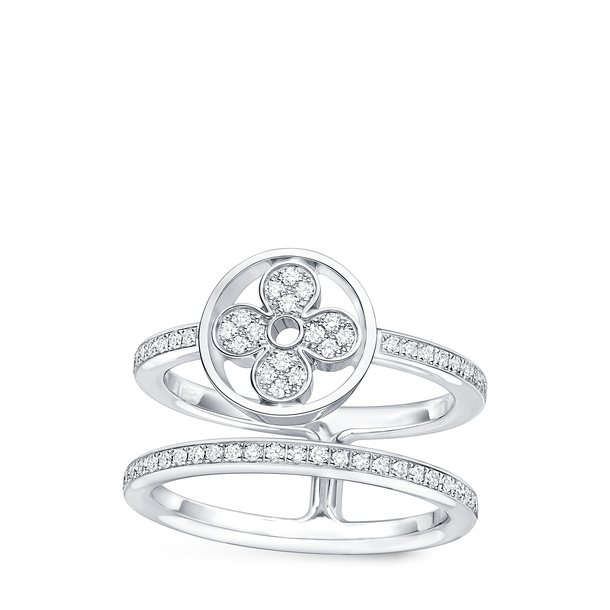 Idylle Blossom Two-Row Ring