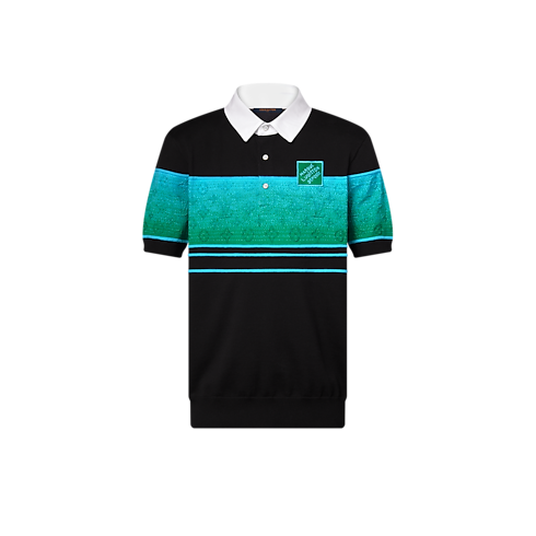 Ready-to-Wear T-Shirts and Polos Iridescent Jacquard Short-Sleeved Polo | Louis Vuitton ® (Product zoom)