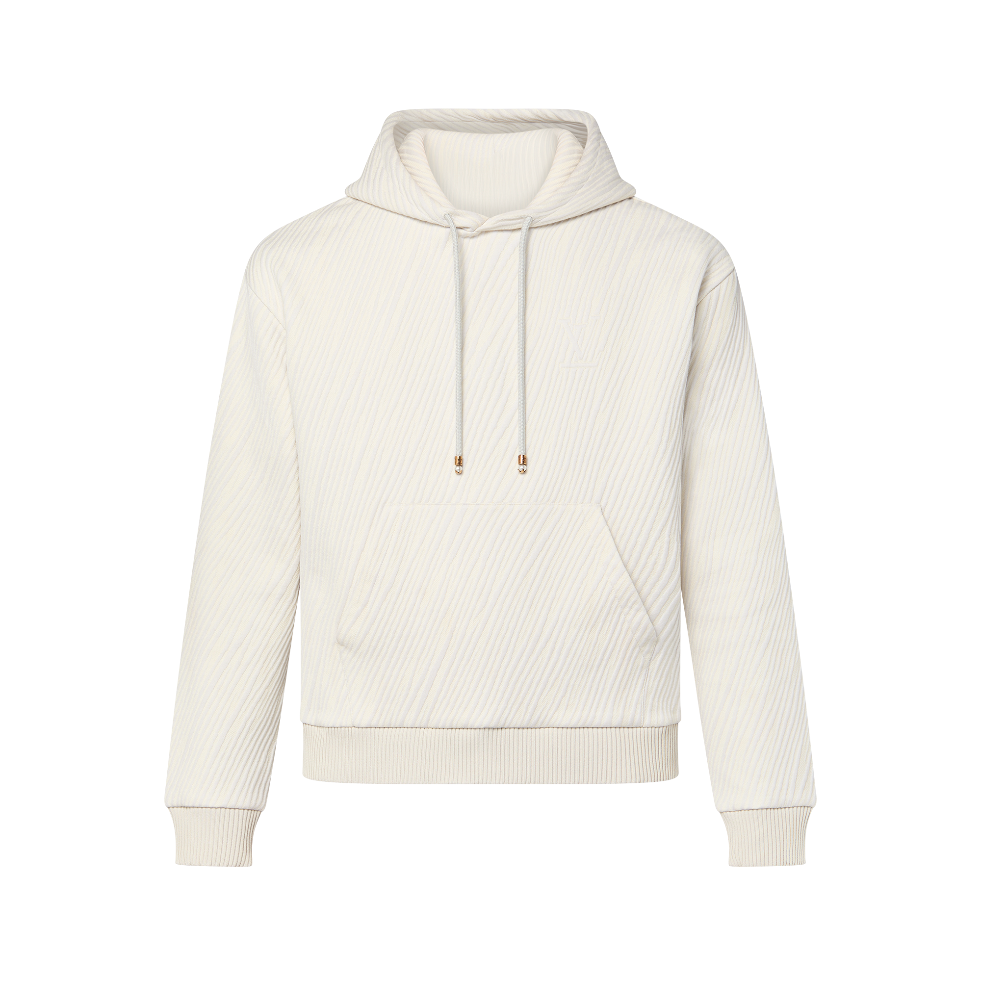  Ready-to-Wear All Ready-to-Wear Jacquard Cotton-Blend Jersey Hoodie | Louis Vuitton ® (Product zoom)