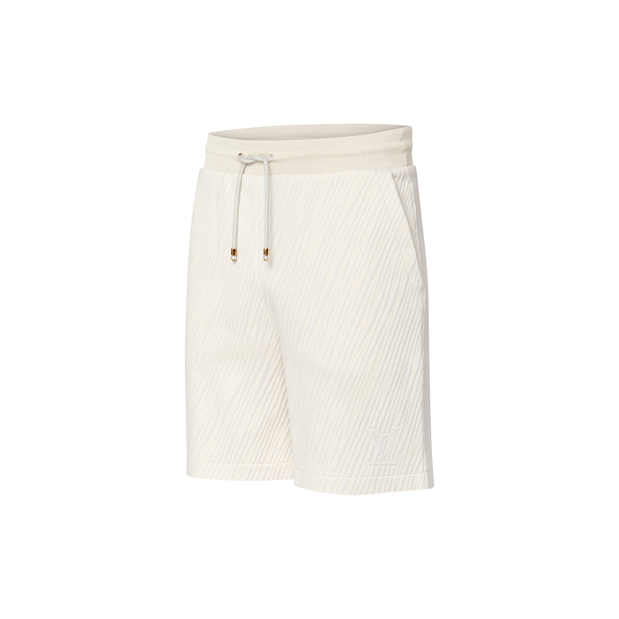  Ready-to-Wear Pants Jacquard Cotton-Blend Jersey Shorts | Louis Vuitton ® (Product zoom)