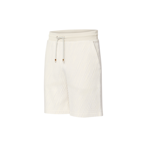 Ready-to-Wear Pants Jacquard Cotton-Blend Jersey Shorts | Louis Vuitton ® (Product zoom)