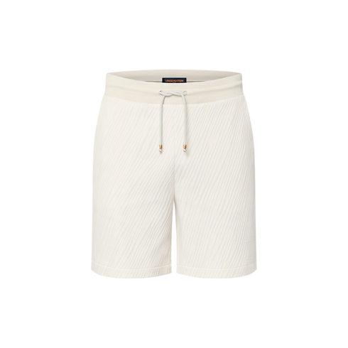 Ready-to-Wear Pants Jacquard Cotton-Blend Jersey Shorts | Louis Vuitton ® (Product zoom)