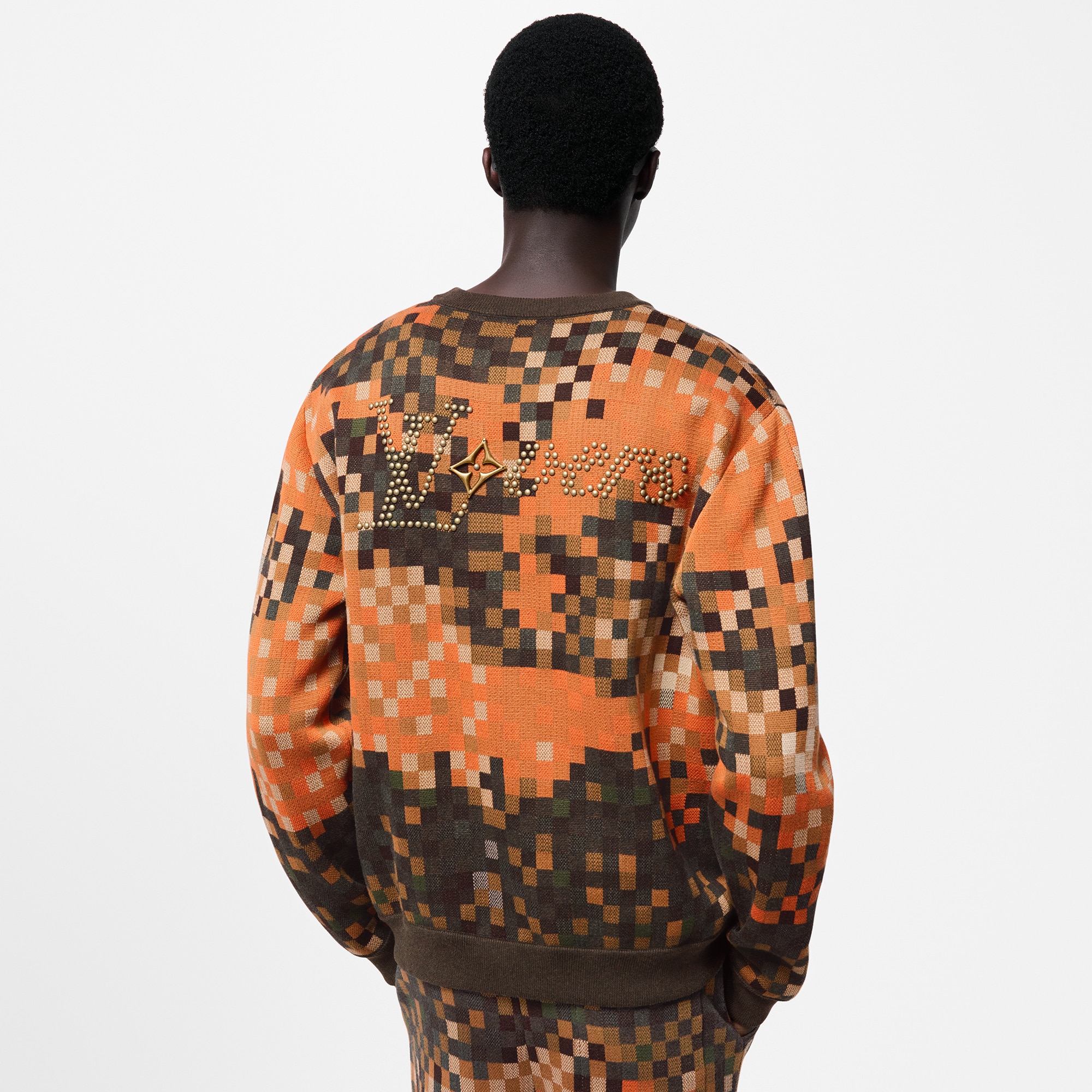  Ready-to-Wear Knitwear and Sweatshirts Jacquard Cotton Pullover | Louis Vuitton ® (Product zoom)