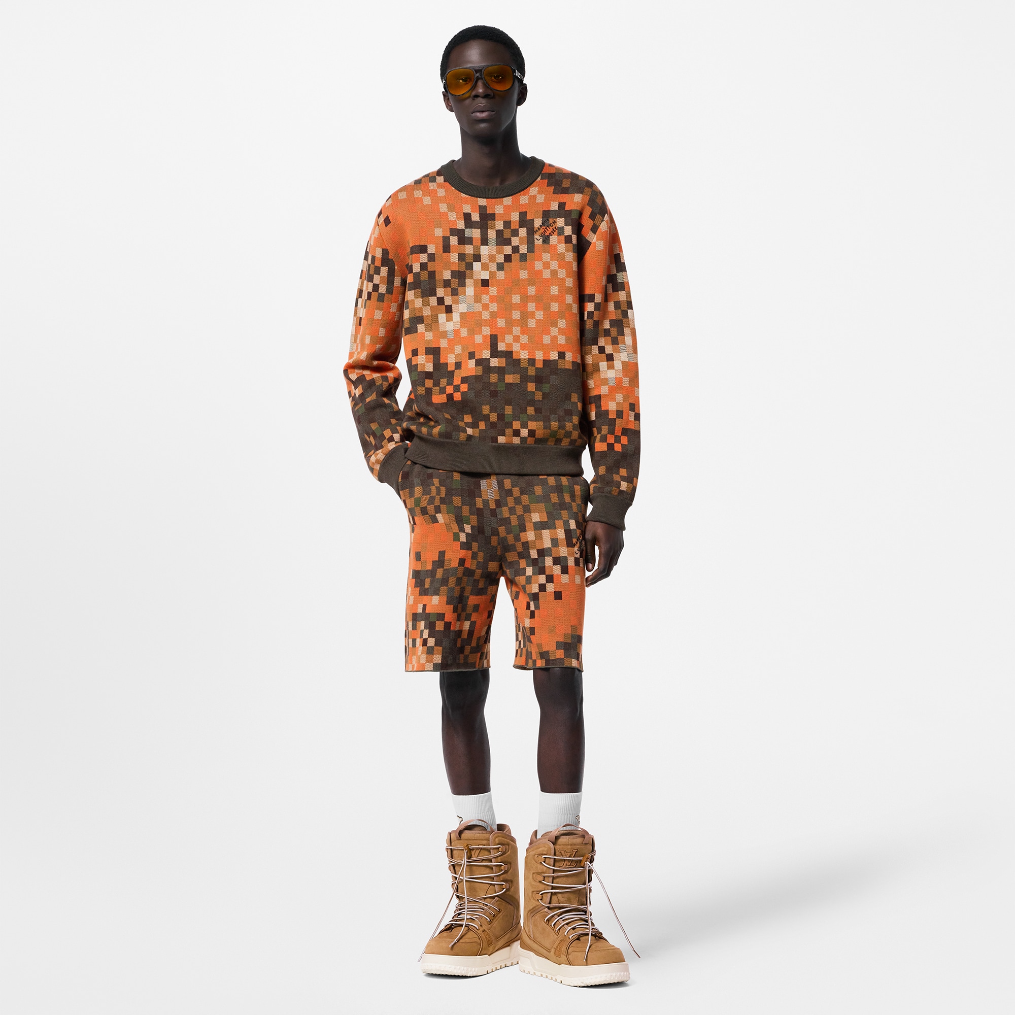  Ready-to-Wear Knitwear and Sweatshirts Jacquard Cotton Pullover | Louis Vuitton ® (Product zoom)