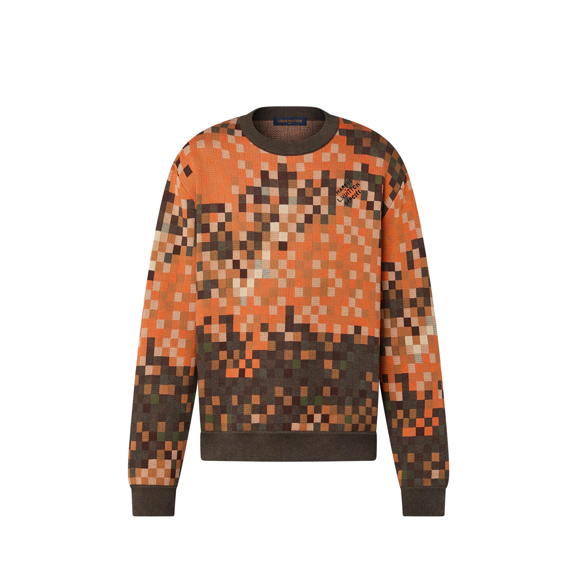  Ready-to-Wear Knitwear and Sweatshirts Jacquard Cotton Pullover | Louis Vuitton ® (Product zoom)