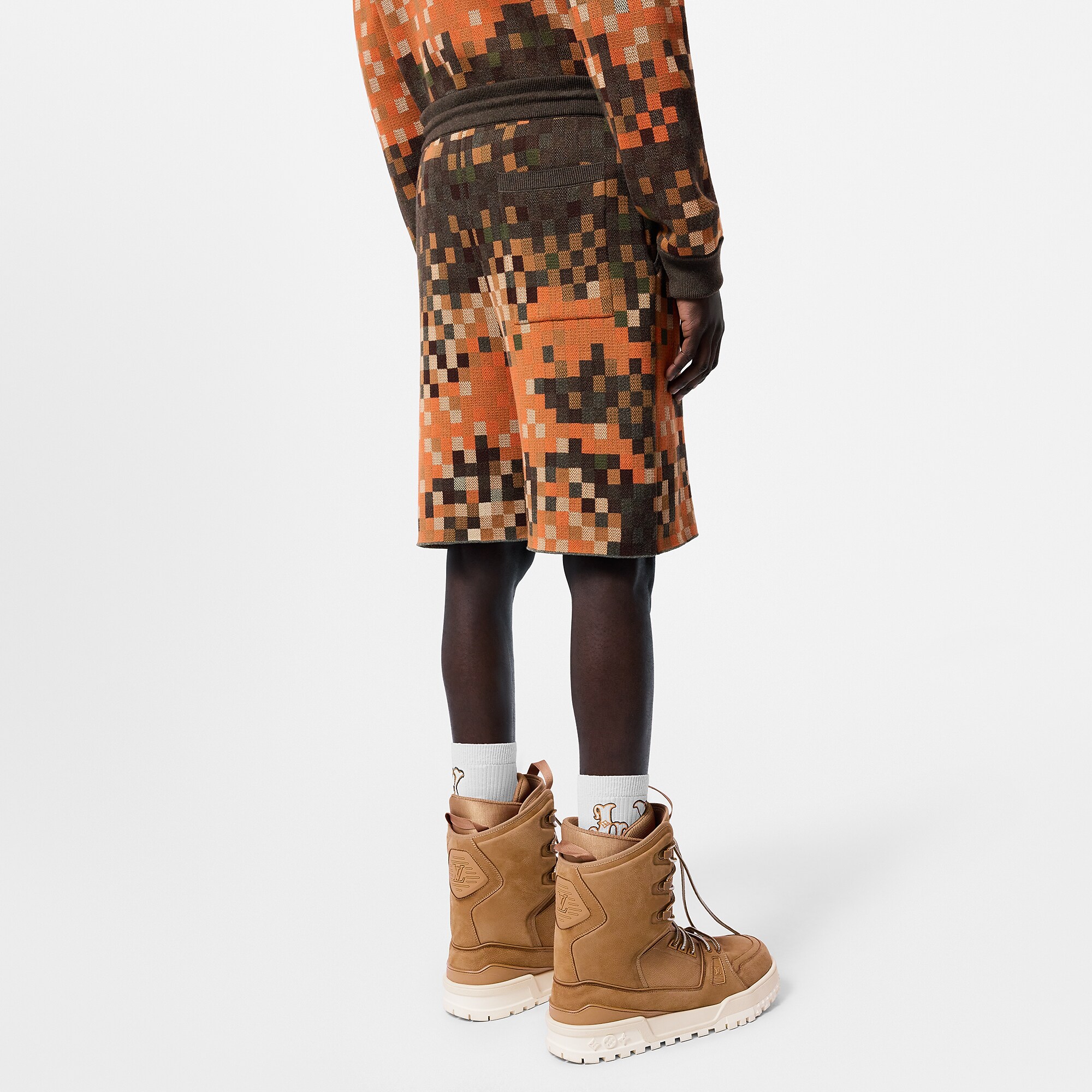 Jacquard Cotton Shorts