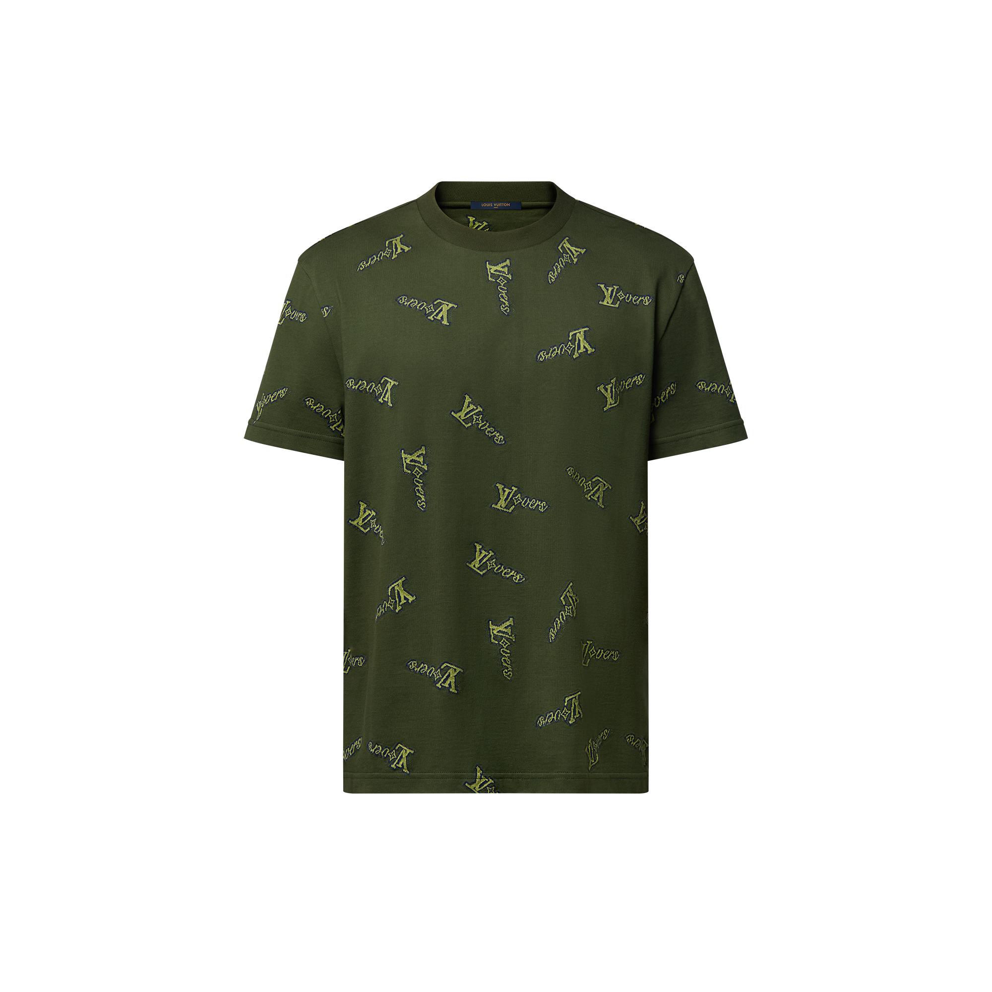  Ready-to-Wear T-Shirts and Polos Jacquard Cotton T-Shirt | Louis Vuitton ® (Product zoom)