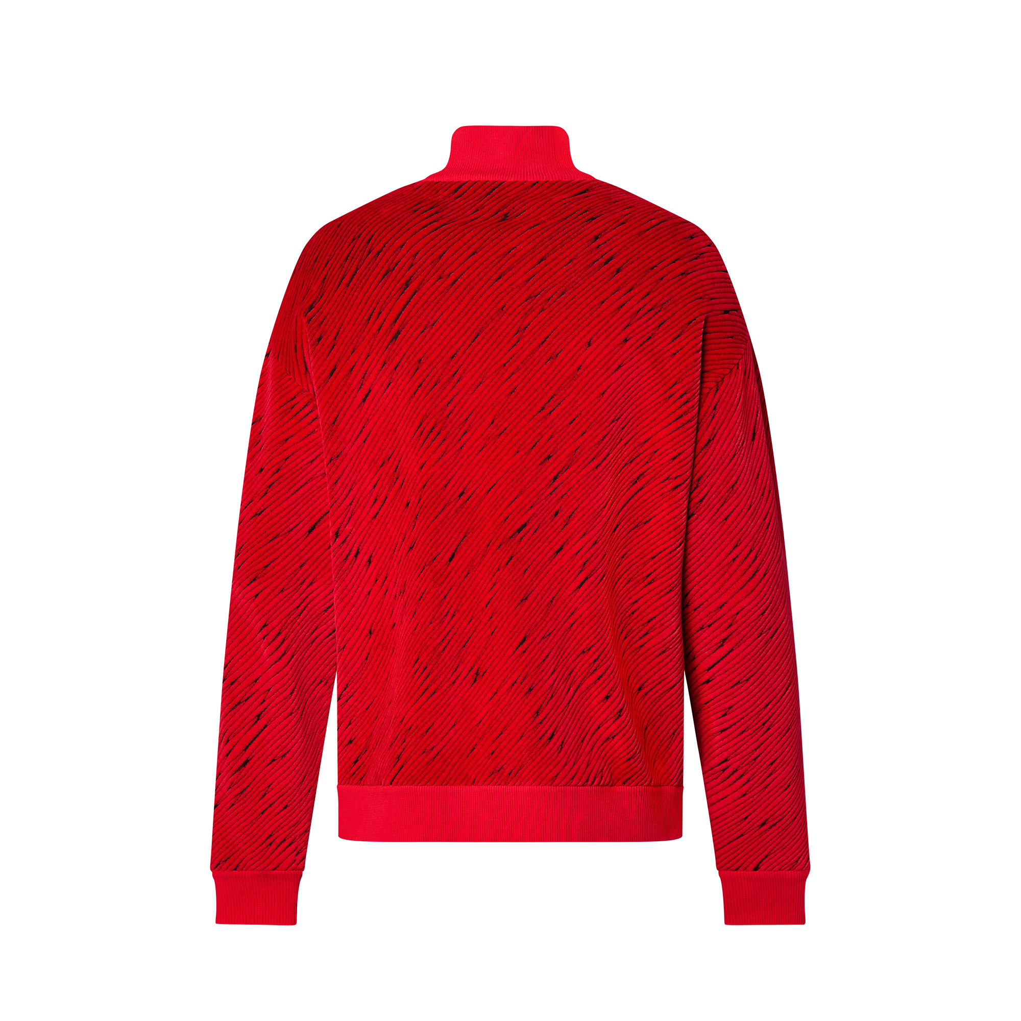  Ready-to-Wear Knitwear and Sweatshirts Jacquard Cotton Velvet Tracktop | Louis Vuitton ® (Product zoom)