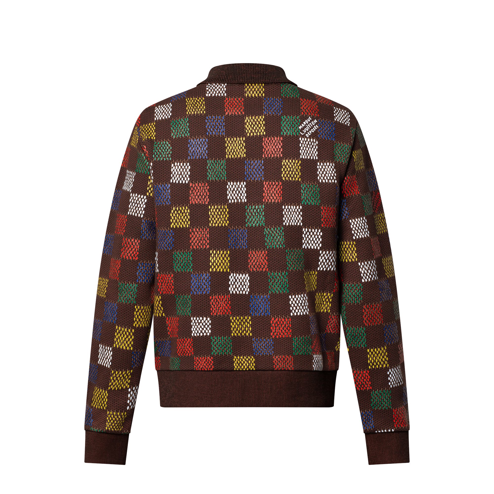  Ready-to-Wear All Ready-to-Wear Jacquard Damier Cotton Jersey Blouson | Louis Vuitton ® (Product zoom)