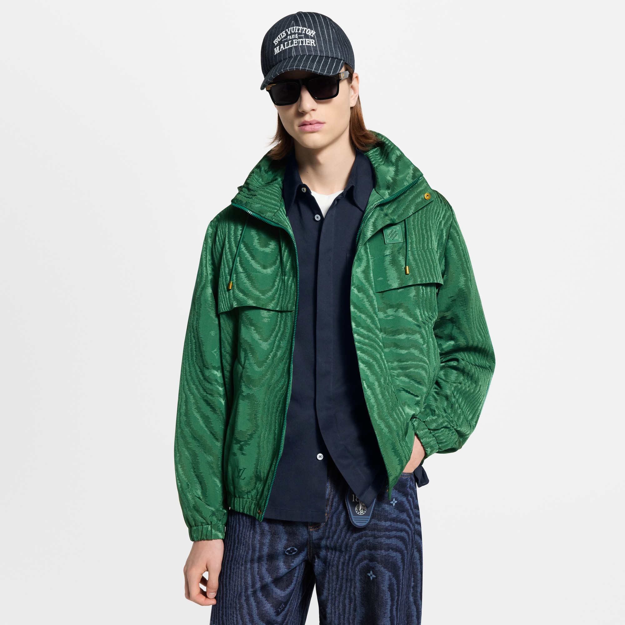  Ready-to-Wear Coats and Outerwear Jacquard Signature Windbreaker | Louis Vuitton ® (Product zoom)