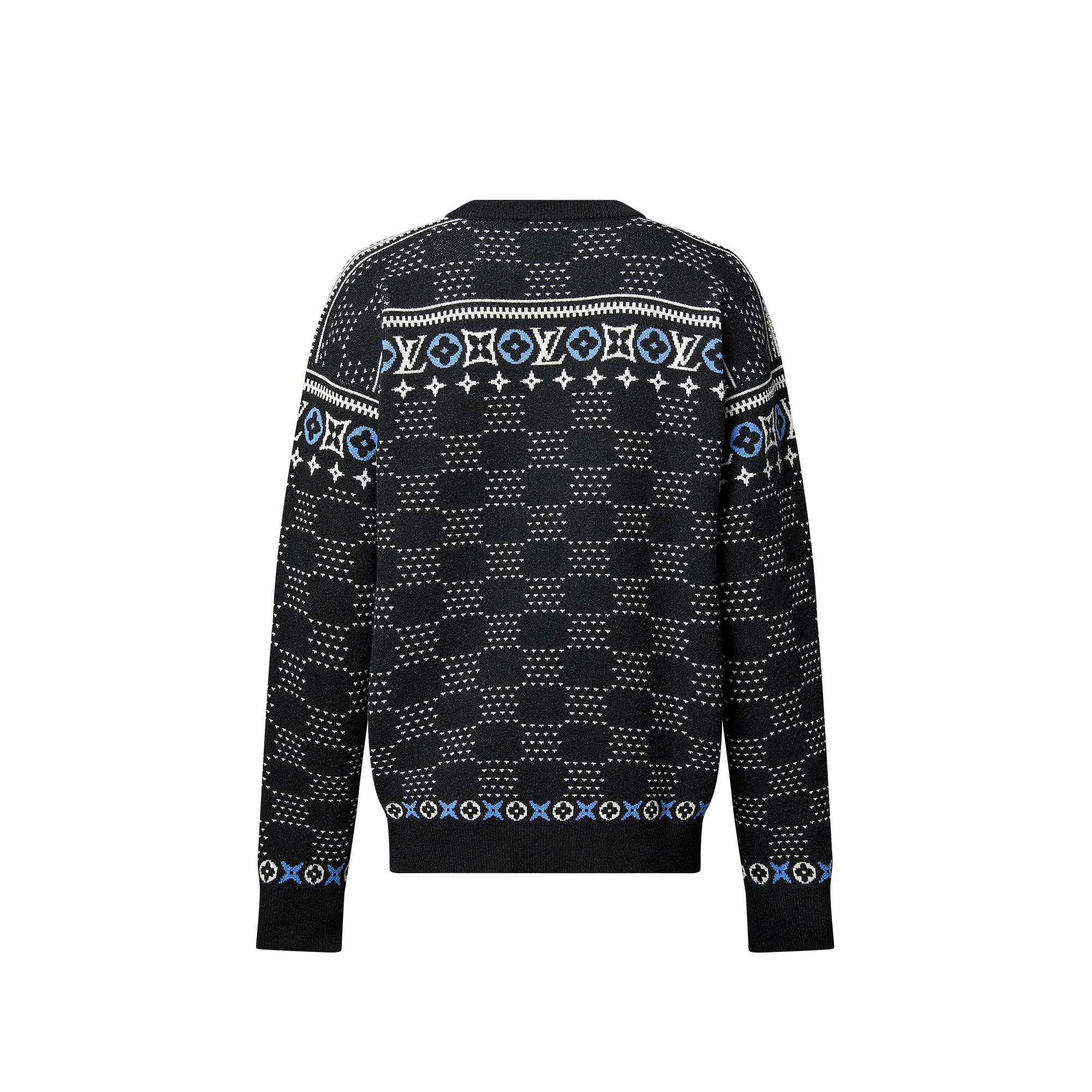 Jacquard Wool Pullover