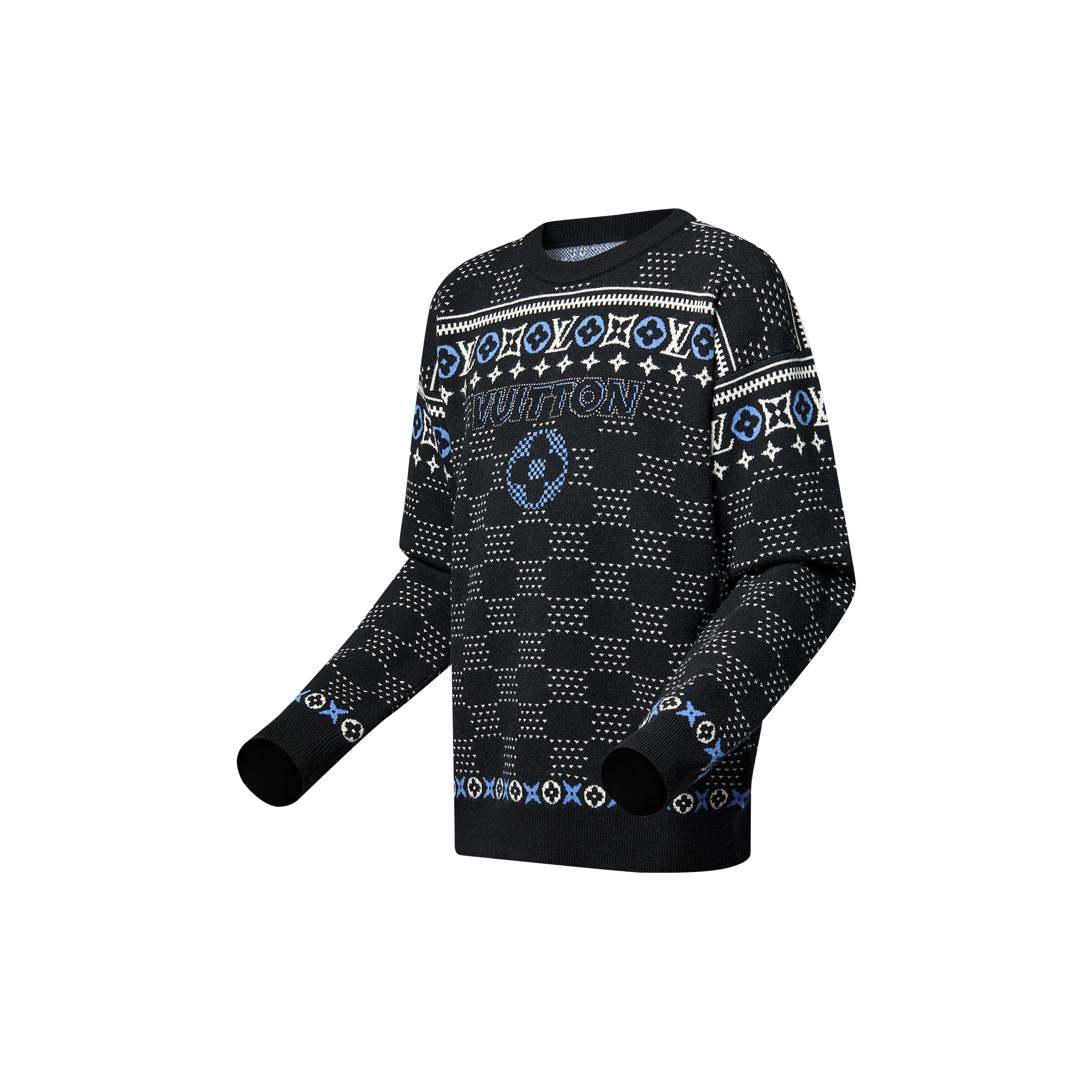  For Men LV Ski Jacquard Wool Pullover | Louis Vuitton ® (Product zoom)