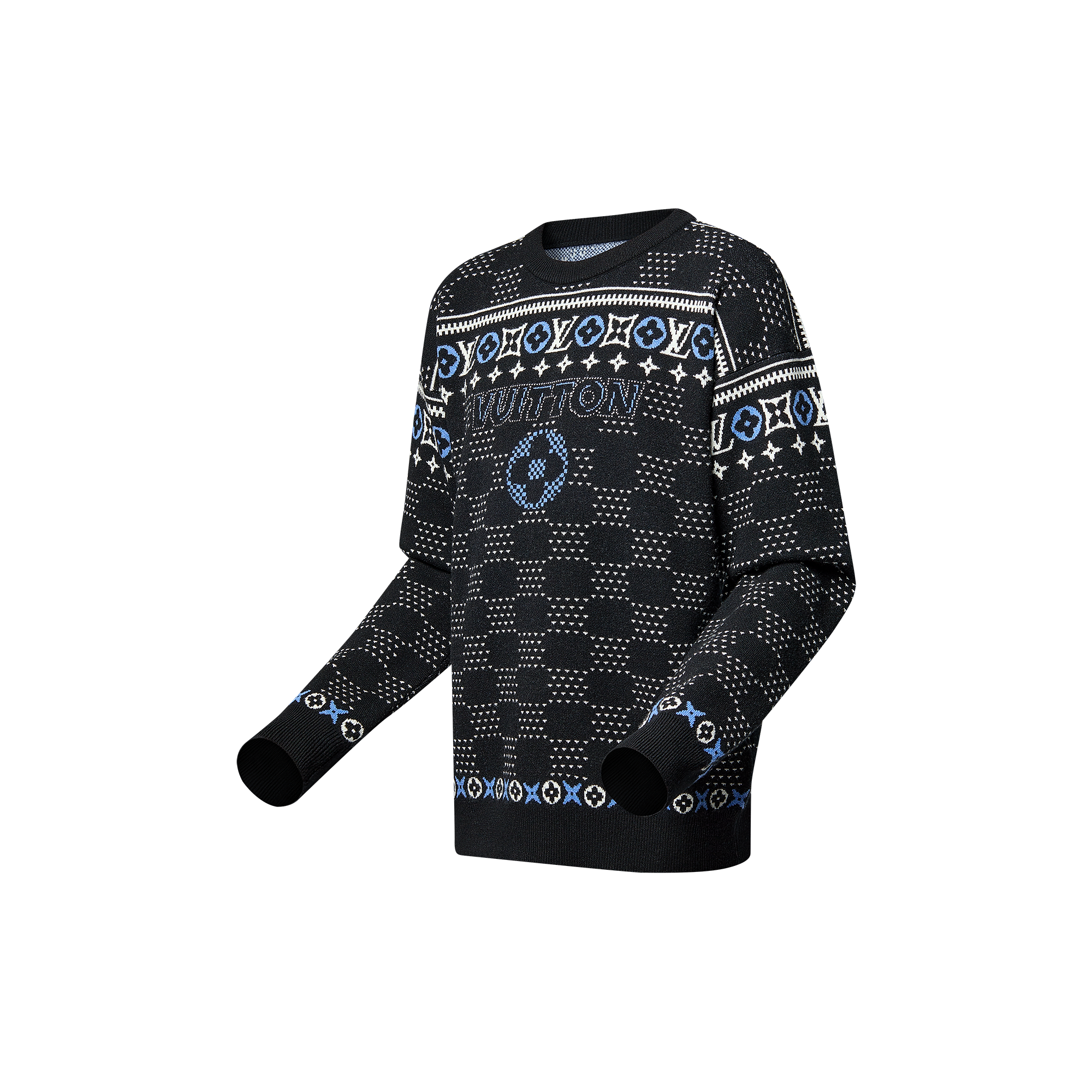 Jacquard Wool Pullover