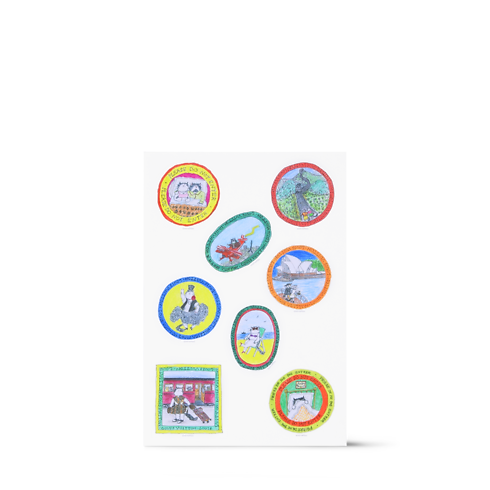 S00 Library Office and Writing Jane Notebook MM & Stickers | Louis Vuitton ® (Product zoom)