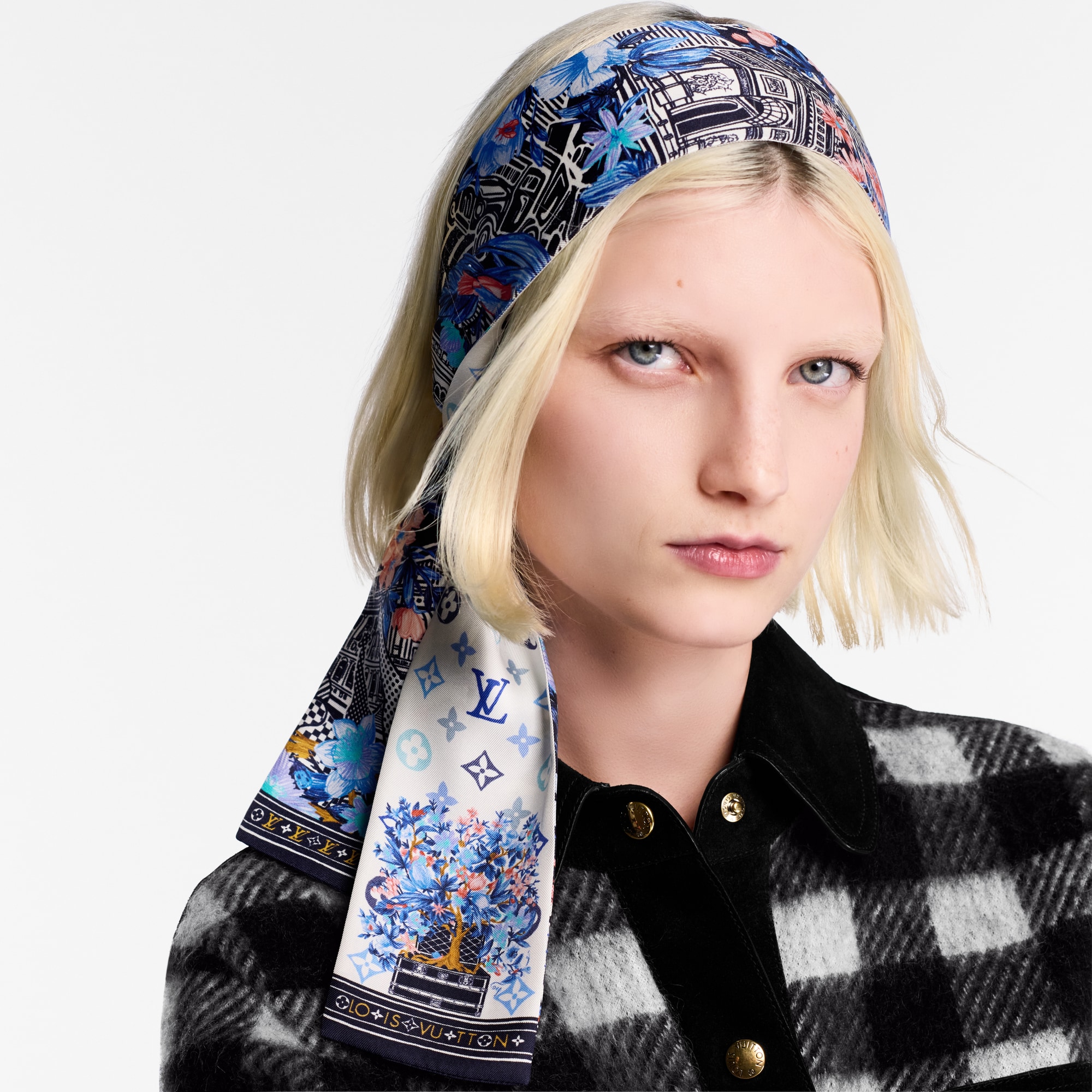 S00 Accessories Silk Squares and Bandeaus  Jardin Des Plantes Bandeau | Louis Vuitton ® (Product zoom)