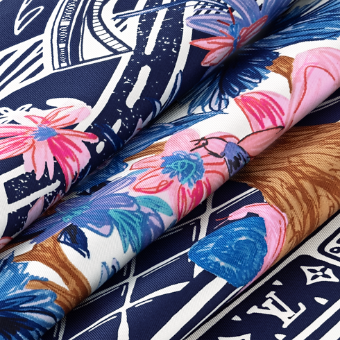 S00 Accessories Silk Squares and Bandeaus Jardin Des Plantes Square 90 | Louis Vuitton ® (Product zoom)