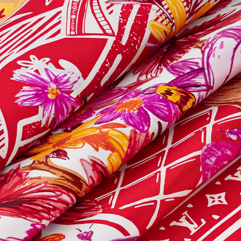 S00 Accessories Silk Squares and Bandeaus Jardin Des Plantes Square 90 | Louis Vuitton ® (Product zoom)