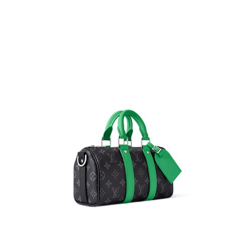 Monogram Eclipse Men's Bags LV Icons Keepall Bandoulière 25 | Louis Vuitton ® (Product zoom)