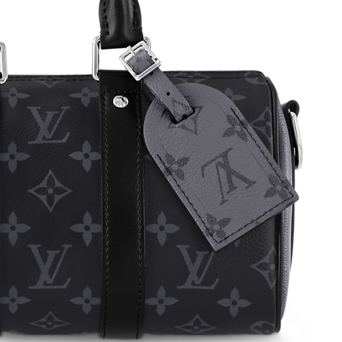 Monogram Eclipse Bags All Bags Keepall Bandoulière 25 | Louis Vuitton ® (Product zoom)