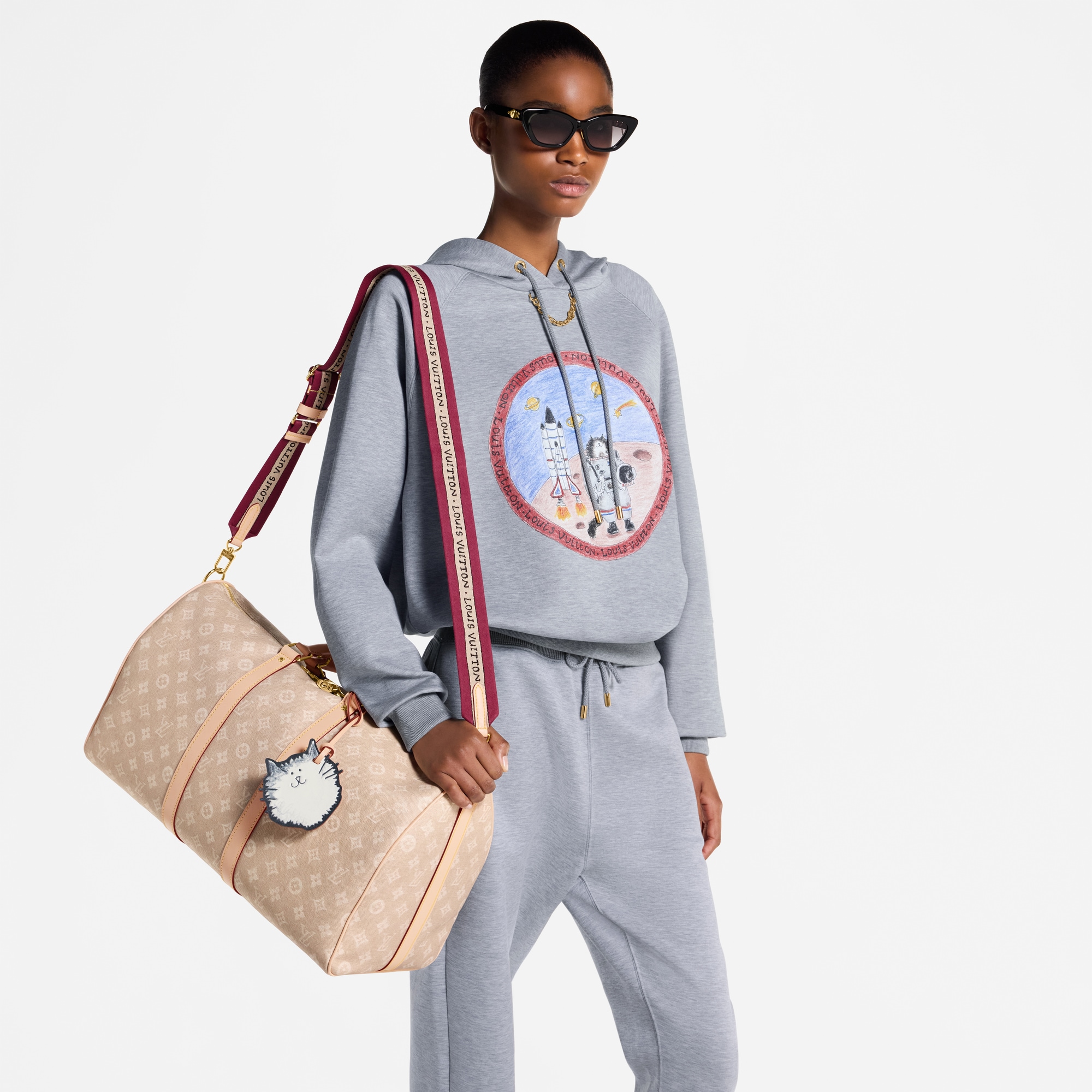 Other Monogram Canvas Travel Travel Bags Keepall Bandoulière 45 | Louis Vuitton ® (Product zoom)