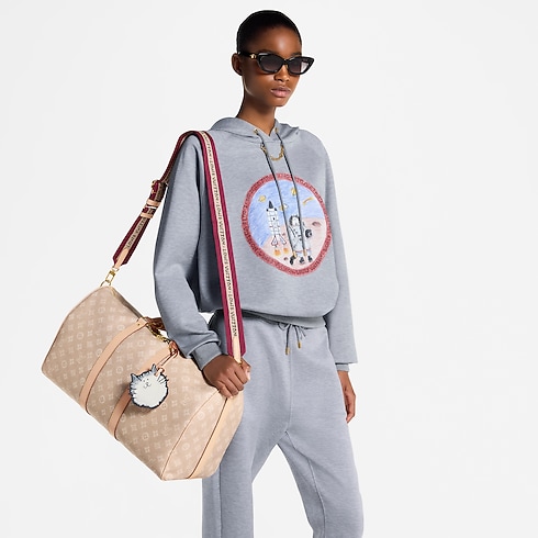 Other Monogram Canvas Travel Travel Bags Keepall Bandoulière 45 | Louis Vuitton ® (Product zoom)