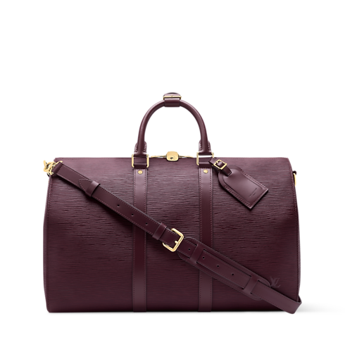Epi Leather Travel Bags and Rolling Luggage Travel Bags Keepall Bandoulière 45 | Louis Vuitton ® (Product zoom)