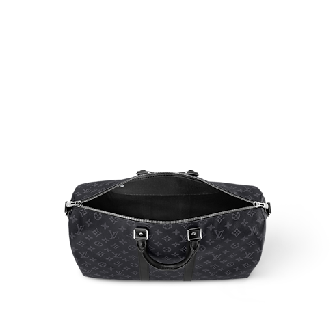 Monogram Eclipse Travel Travel Bags Keepall Bandoulière 45 | Louis Vuitton ® (Product zoom)