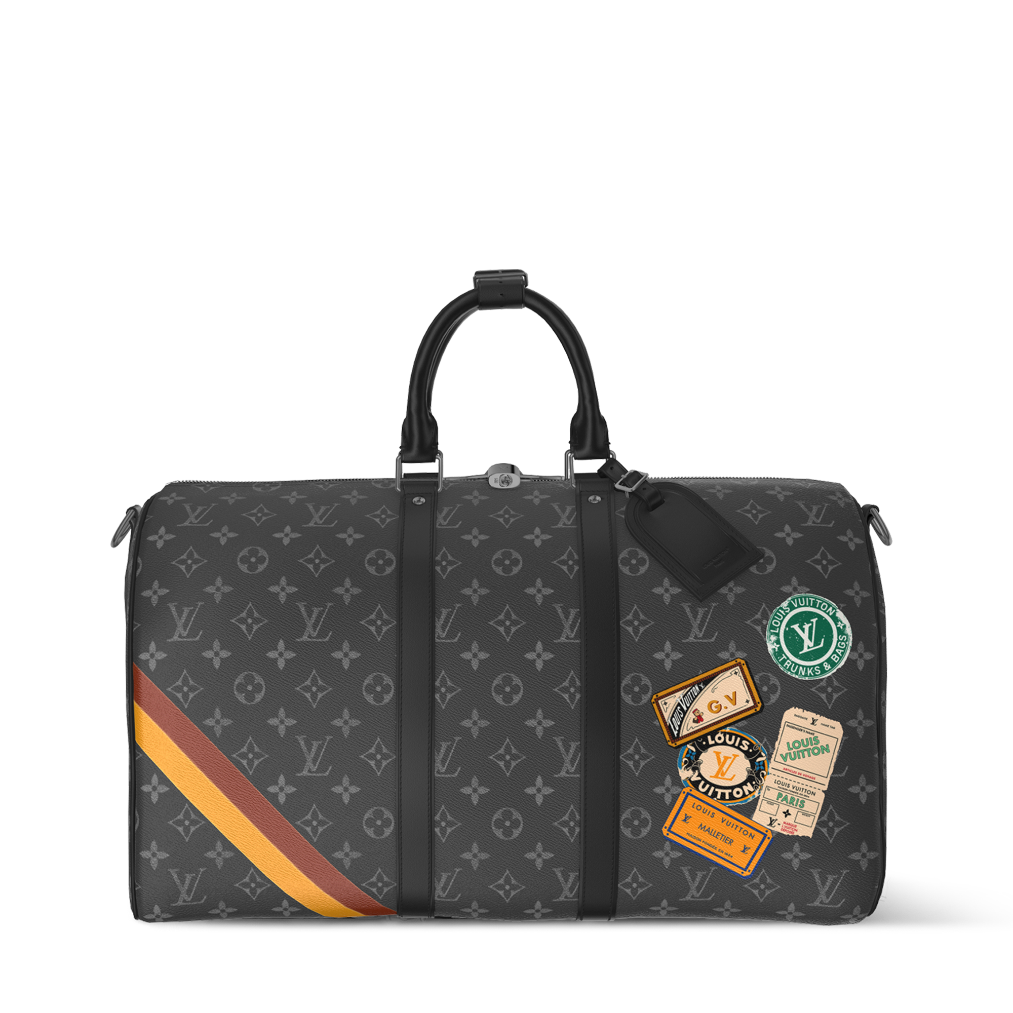 Keepall Bandoulière 45 Monogram Eclipse - Men - Travel | LOUIS VUITTON ®