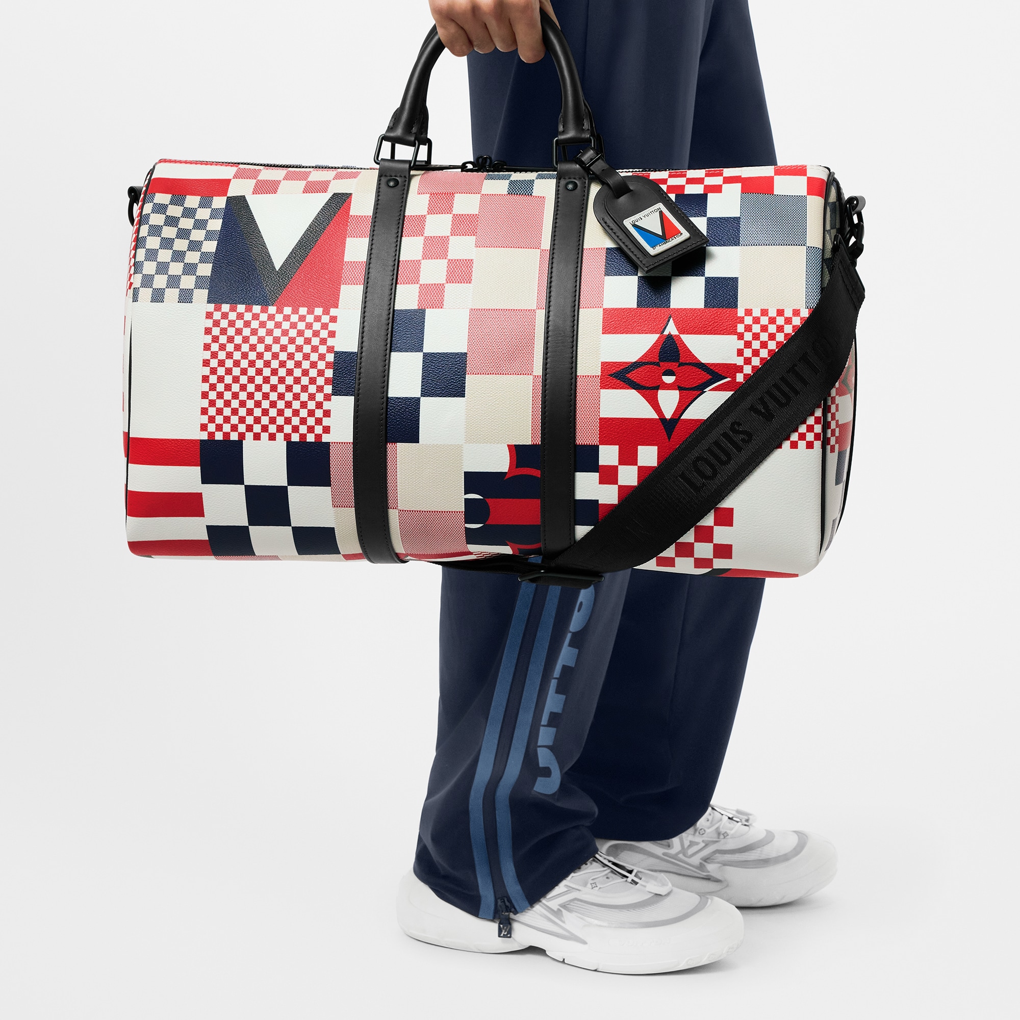 Other Canvas Travel Travel Bags Keepall Bandoulière 50 | Louis Vuitton ® (Product zoom)