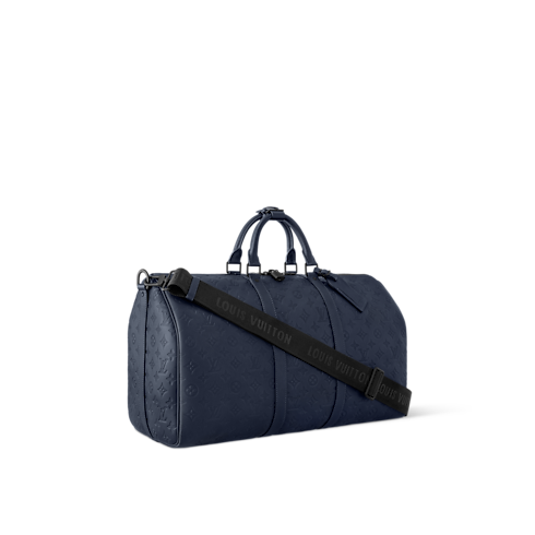 Monogram Shadow Men's Bags LV Icons Keepall Bandoulière 50 | Louis Vuitton ® (Product zoom)