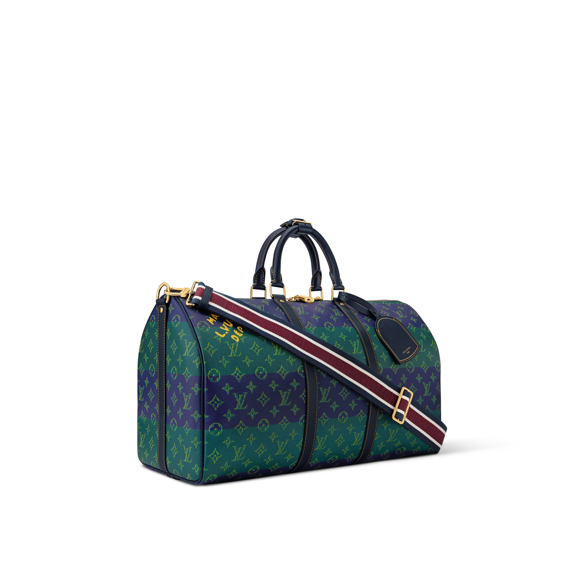 Louis Vuitton Heritage Travel Rolling Luggage Keepall Bandoulière 50 | Louis Vuitton ® (Product zoom)
