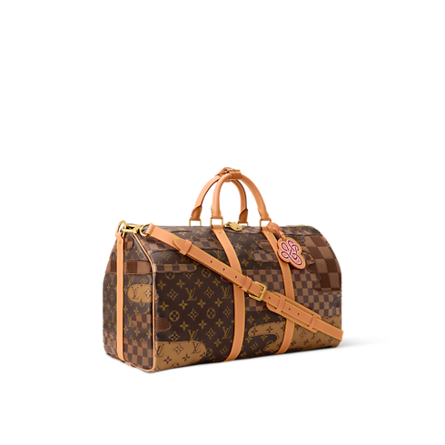 Other Canvas Men's Bags LV Icons Keepall Bandoulière 50 | Louis Vuitton ® (Product zoom)