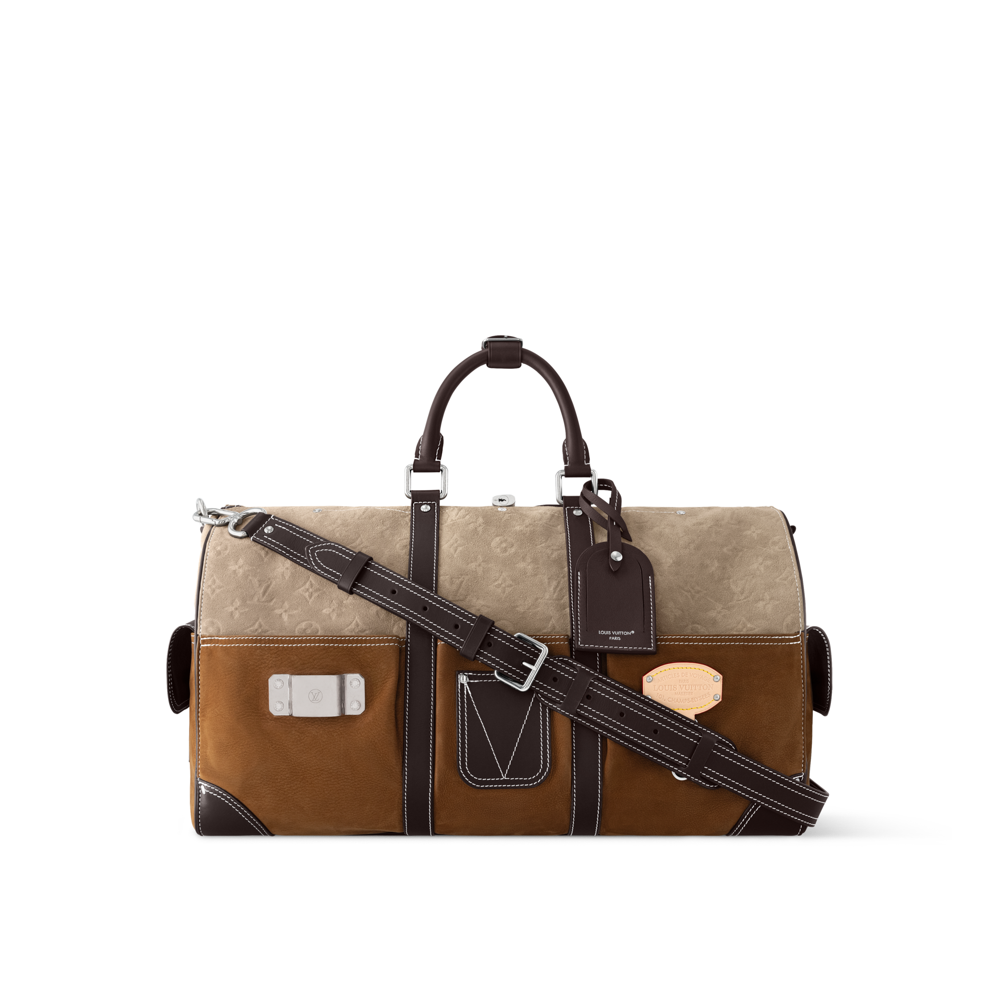 Autres Cuirs Monogram Travel Travel Bags Keepall Bandoulière 50 | Louis Vuitton ® (Product zoom)