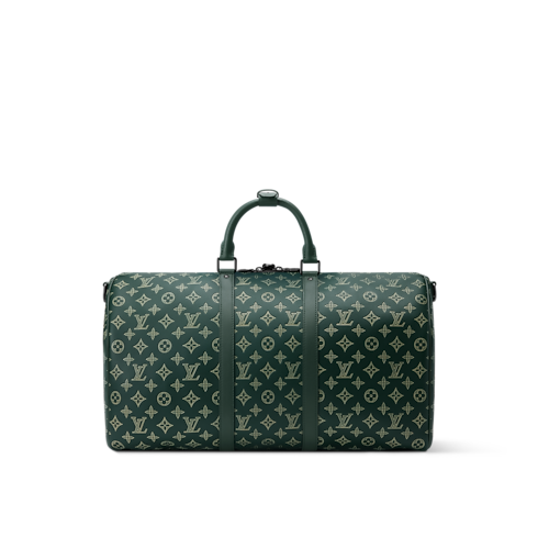 Monogram Shadow Men's Bags LV Icons Keepall Bandoulière 50 | Louis Vuitton ® (Product zoom)