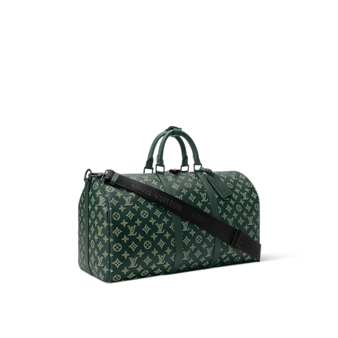 Monogram Shadow Men's Bags LV Icons Keepall Bandoulière 50 | Louis Vuitton ® (Product zoom)