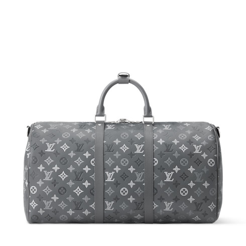 Monogram Shadow Travel Bags All Travel Bags Keepall Bandoulière 50 | Louis Vuitton ® (Product zoom)